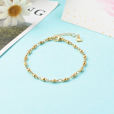 304 Stainless Steel Link Chains Bracelets BJEW-JB06540-1