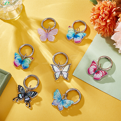 Printed Acrylic Shoe Charms PALLOY-AB00080-1