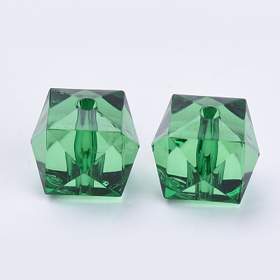 Transparent Acrylic Beads X-TACR-Q259-8mm-V17-1