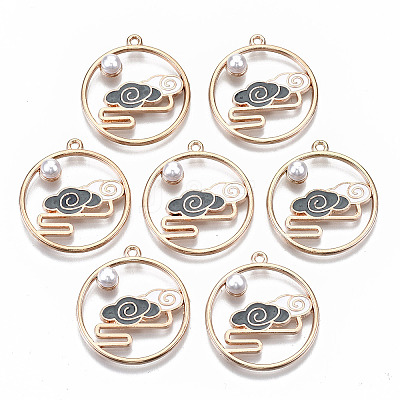 Chinese Style Alloy Pendants LS-RESI-R431-04B-RS-1