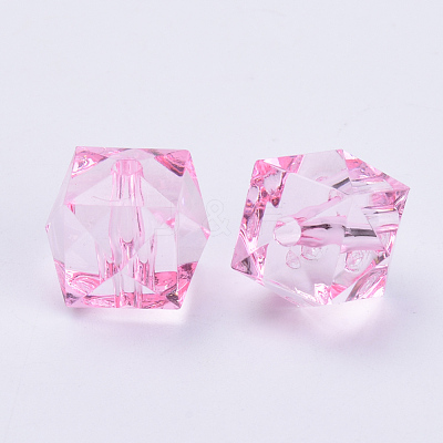 Transparent Acrylic Beads TACR-Q259-8mm-V03-1