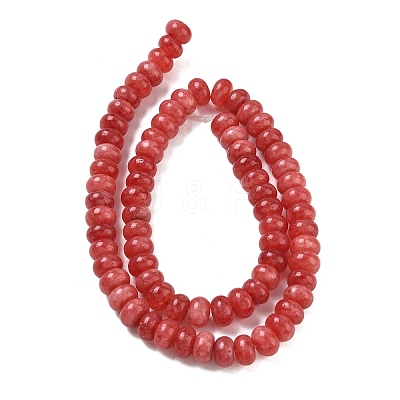 Dyed Natural White Jade Beads Strands GG-CBA9281-A18-5x8mm-1