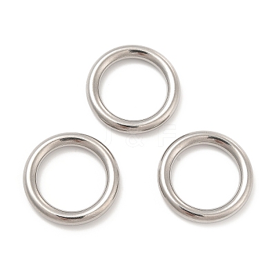 Non-Tarnish 304 Stainless Steel Linking Rings X-STAS-D246-01A-04P-1