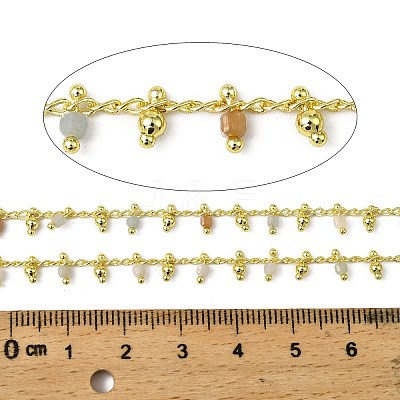 Handmade Brass Cube Link Chains CHC-L053-10G-01-1