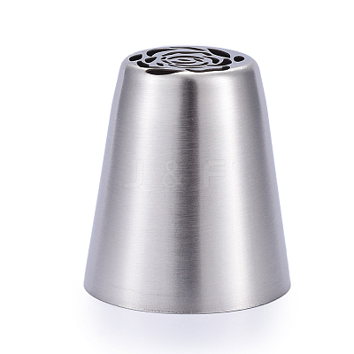 Non-Tarnish Flower Stainless Steel Russian Piping Tips DIY-D036-09P-1
