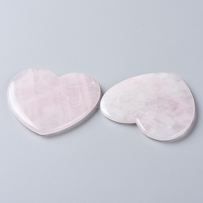Natural Rose Quartz Cabochons G-F697-F02-1