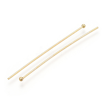 Brass Ball Head Pins KK-G331-10-0.8x50-1