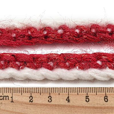 Two Tone Polyester Crochet Lace Trim OCOR-Q058-18-1