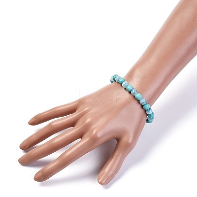 Synthetic Turquoise Stretch Bracelets BJEW-JB04506-05-1