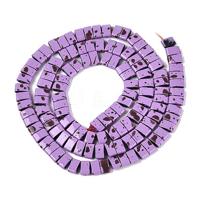 Spray Painted Synthetic Non-magnetic Hematite Bead Strands G-T124-02H-1-1