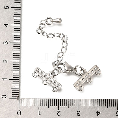 Rack Plating Brass Lobster Claw Clasps KK-F883-18P-1
