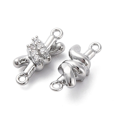 Brass Rhinestone Pendants KK-E793-21P-1