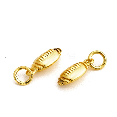 Sports Brass Charms KK-A289-04A-G-1