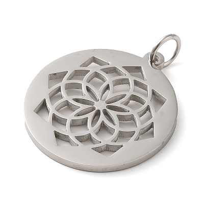 Non-Tarnish 304 Stainless Steel Pendants STAS-C086-05D-P-1