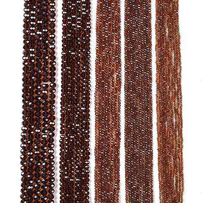 Electroplate Glass Beads Strands EGLA-A044-T8mm-A02-1