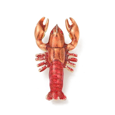 Lobster Enamel Pins JEWB-R067-01G-1