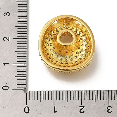 Brass with Cubic Zirconia Pendants KK-Q818-02O-G-1