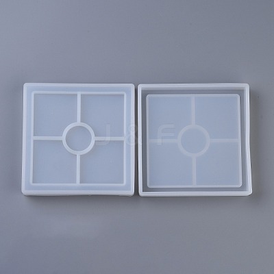 DIY Square Coaster Silicone Molds DIY-P010-29-1