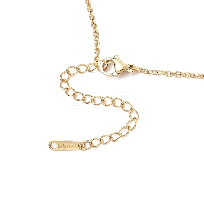 3Pcs 3 Styles Natural Cultured Freshwater Pearl & 304 Stainless Steel & Brass Moon Star Sun Pendant 304 Stainless Steel Cable Chain Necklaces for Women NJEW-JN05364-1