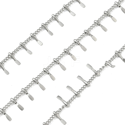 304 Stainless Steel Curb Chains CHS-P024-06P-1
