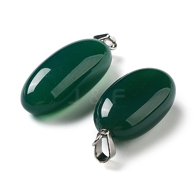 Natural Agate Dyed Pendants G-Q016-03B-1
