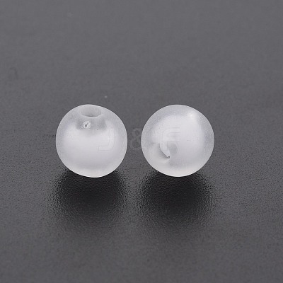 Frosted Acrylic Beads FACR-Q006-12mm-01-1
