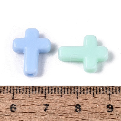 Opaque Plastic Beads KY-N025-17-1
