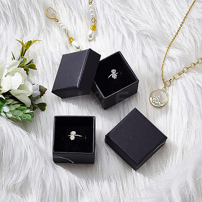 Kraft Paper Cardboard Jewelry Boxes CBOX-BC0001-13A-1