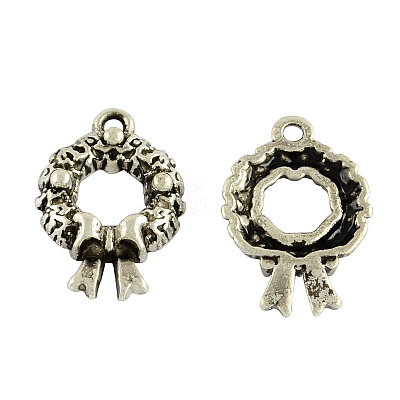 Tibetan Style Alloy Pendants X-TIBEP-GC135-AS-NR-1