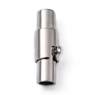 Brass Locking Tube Magnetic Clasps MC079-1