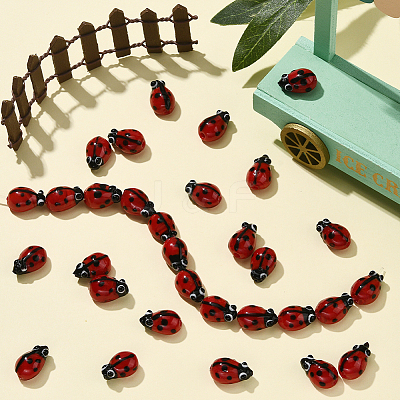 60Pcs Handmade Lampwork Beads Strands LAMP-LT0001-02-1