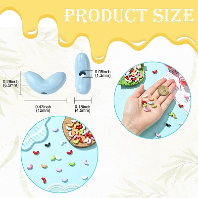Baking Paint Alloy Beads FIND-CJC0016-45-1