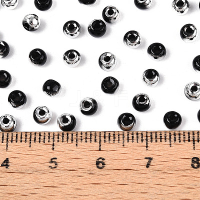 6/0 Half Plated Glass Beads SEED-N008-04B-1