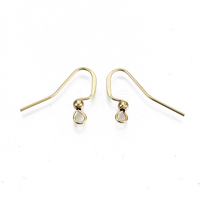 304 Stainless Steel Earring Hooks STAS-N092-104G-NR-1