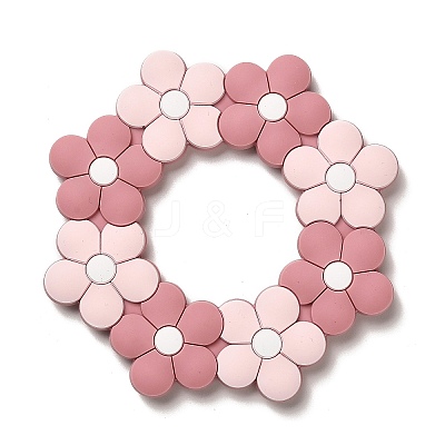 Flower Silicone Focal Beads SIL-R145-01B-1