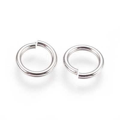 Tarnish Resistant 304 Stainless Steel Saw Cut Open Jump Rings STAS-P212-25P-09-1