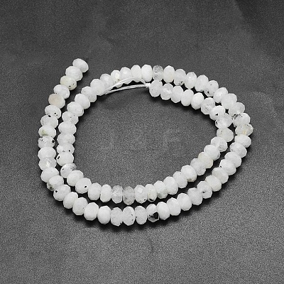 Natural Rainbow Moonstone Beads Strands G-O170-67D-1