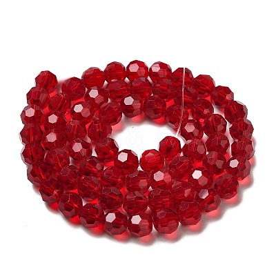 Transparent Glass Beads LS-EGLA-A035-T8mm-D02-1