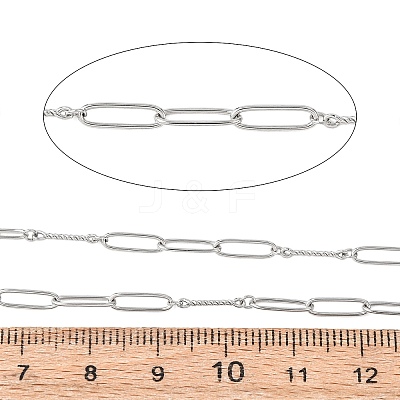 304 Stainless Steel Oval Link Chains CHS-H117-16P-1