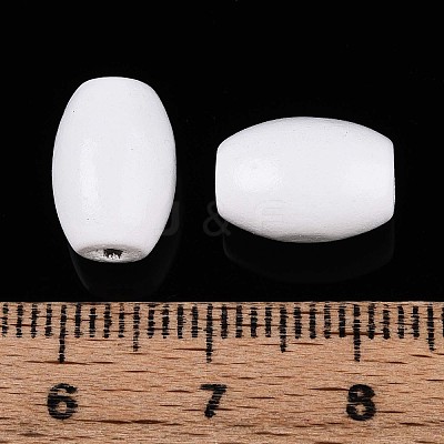 Spray Painted Schima Wood Beads WOOD-T032-29A-02-1