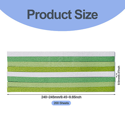200 Sheets Lucky Star Glitter Powder Origami Paper DIY-TADJ0001-09A-1