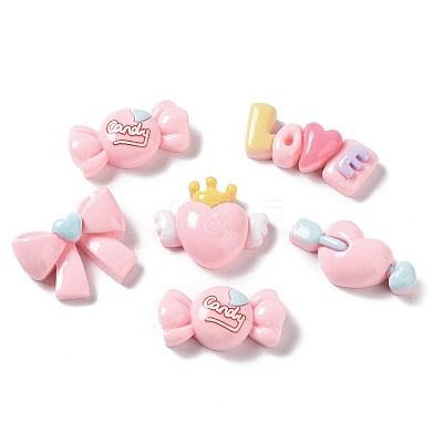 Opaque Resin Cabochons CRES-M026-15-1