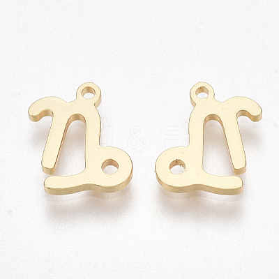 Ion Plating(IP) 304 Stainless Steel Charms X-STAS-S107-06K-1