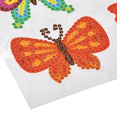 DIY Butterfly Diamond Painting Stickers Kits For Kids DIY-O016-11-1