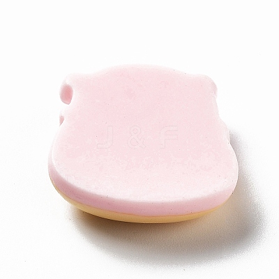 Pig Theme Opaque Resin Decoden Cabochons RESI-I057-A08-1