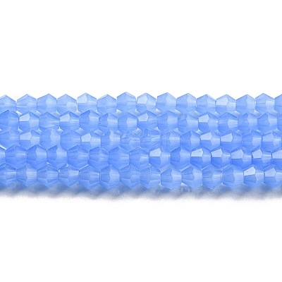 Imitation Jade Glass Beads Strands GLAA-F029-J4mm-04-1