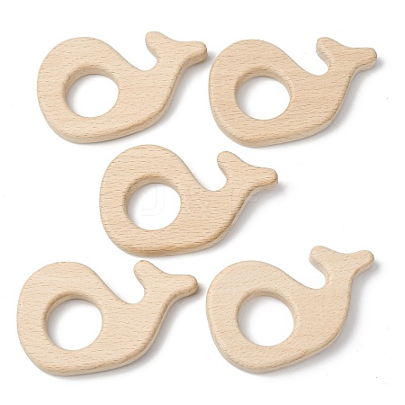 Natural Beech Wood Linking Rings WOOD-I017-05-1