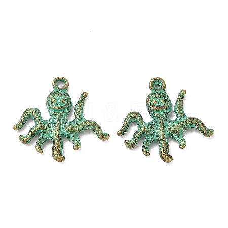 Tibetan Style Alloy Pendants AL-CBA8ABC-01-1