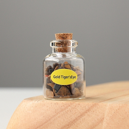 Natural Tiger Eye Display Decorations DJEW-PW0009-013E-1