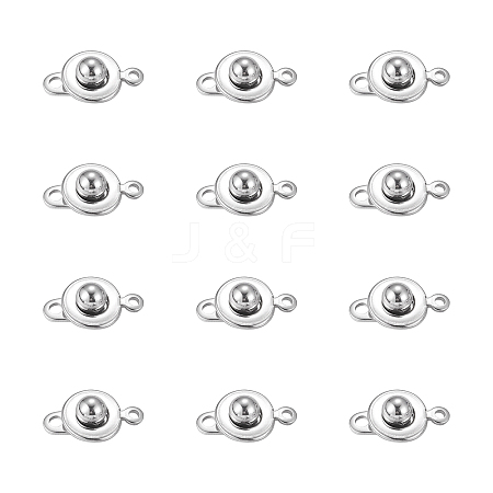 Unicraftale 304 Stainless Steel Snap Clasps STAS-UN0009-06P-1